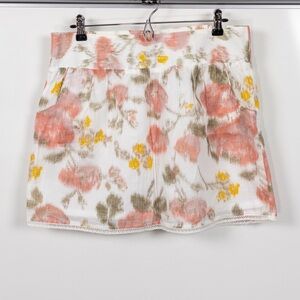 Y2K Stooshy Floral Mini Skirt